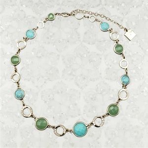 Anne Klein Multicolor Gem Necklace